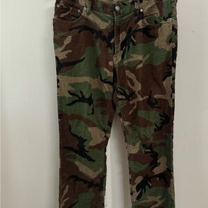 Ralph Lauren Men's Green Camouflage Pants